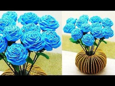A very simple way to make roses from paper