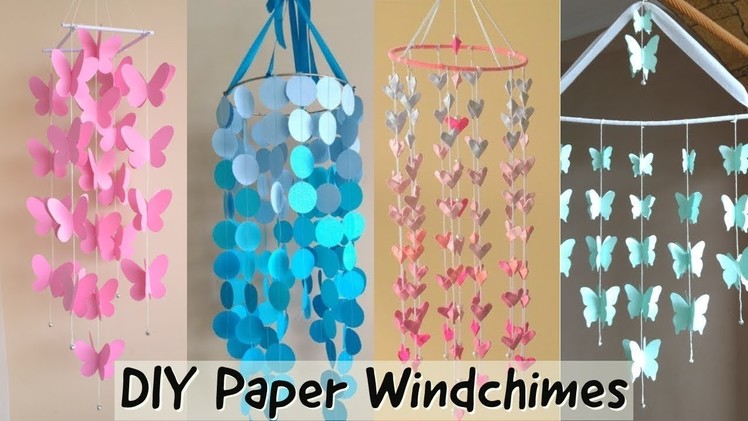 DIY | BEAUTIFUL PAPER WINDCHIME   |  Paper wall decor |parul pawar