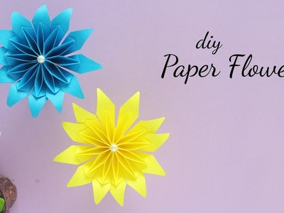 DIY Paper Flower |  Easy Paper Flowers | Paper Crafts
