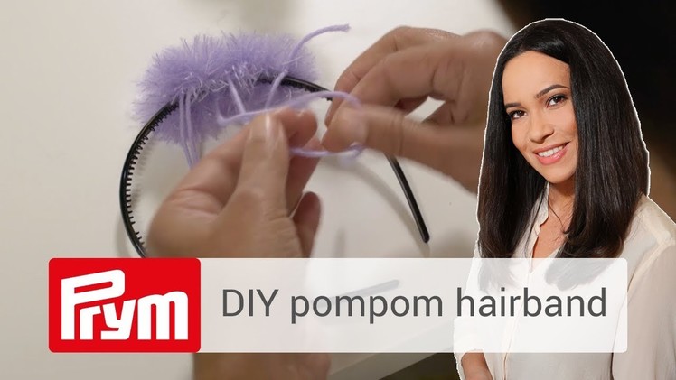 DIY pompom hairband with Pompom Maker | Nandini Mitra