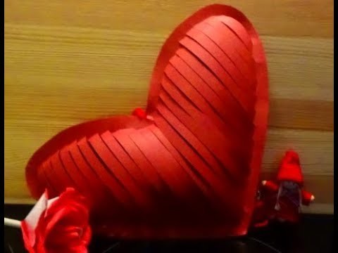 DIY  Simple beautiful Paper Heart # Valentines  Decoration Ideas
