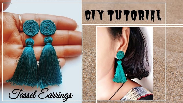 DIY Tassel Earrings | Handmade silk thread tassel earrings | Jewellery Making