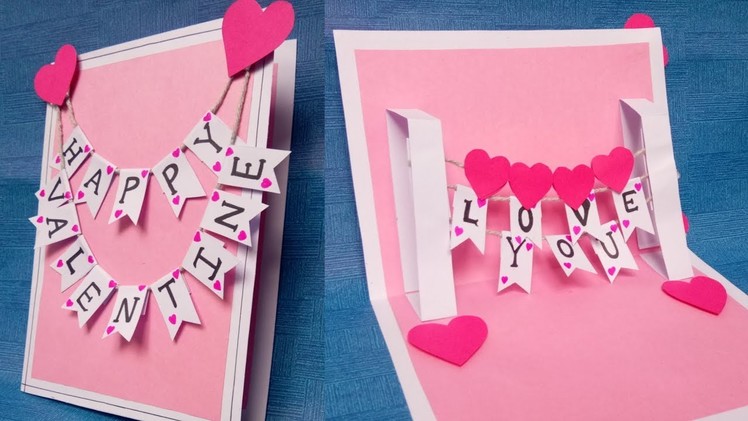 DIY Valentine Card |  Love You Pop Up Card For Valentine's Day | Craftsvilla