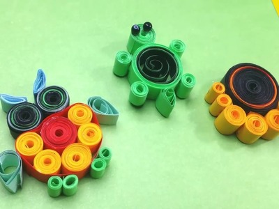 Easy Paper Quilling Ideas For Beginners l Animals With Quilling Technique l Awesome Art And Crafts