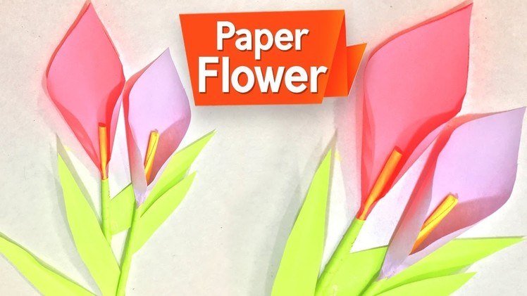 How To Make A Paper Flower | DIY Crafts Ideas For Home Decor | Easy Paper Flowers Making | Do Craft