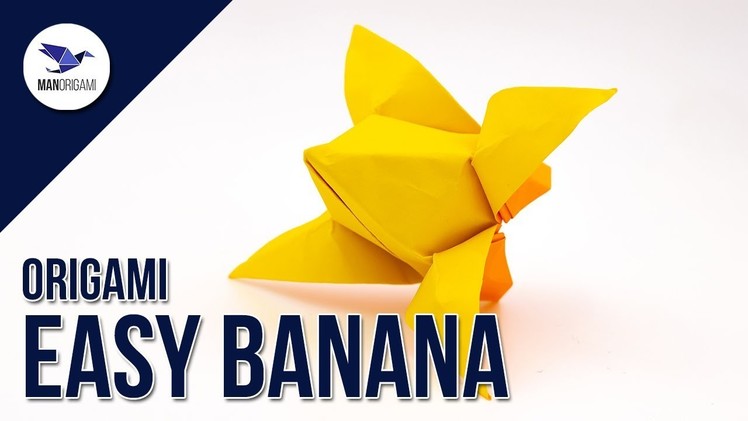 How to make an paper banana ???? - 3D Origami Tutorial