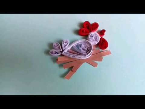 Paper quilling animal easy for kids