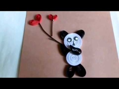 Paper quilling animal easy for kids