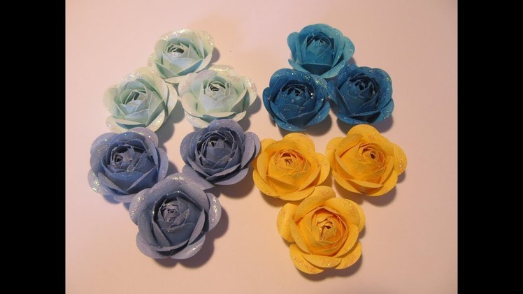 Paper Roses Tutorial [5 Petal Roses]