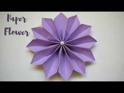 Simple Easy Paper Flower | Easy Paper Crafts | Handmade Paper Flowers | DIY Easy Paper Flowers