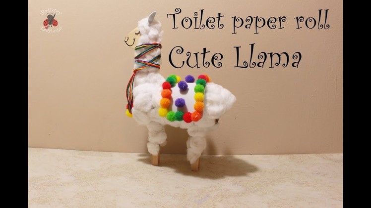 Toilet paper roll Cute Llama