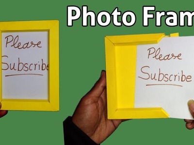 Very Easy Photo Frame || Glueless Photo Frame Easy || Paper fold Photo Frame