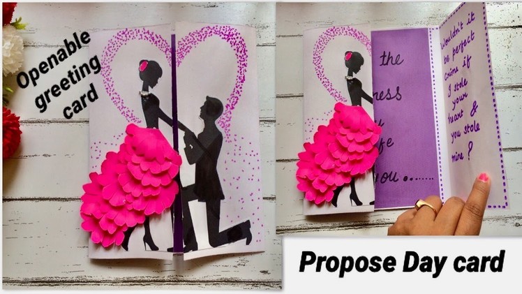 DIY 2019 II propose Day card II beautiful handmade Valentine’s Day greeting card latest designs 2019