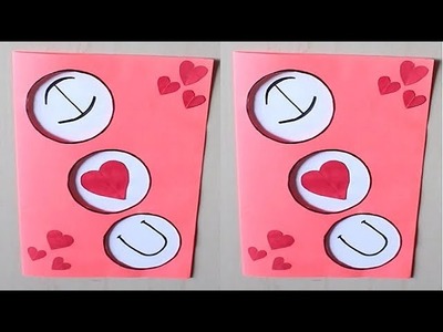 DIY - Beautiful Handmade Valentine's Day Card Idea | DIY Greeting Cards for Valentine's Day card