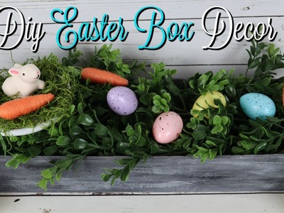 DIY Easter Box Decor | Spring & Easter Home Decor