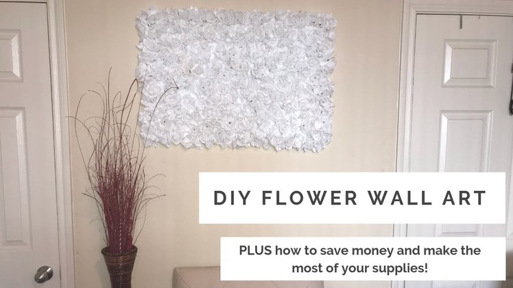 DIY Flower Wall Decor