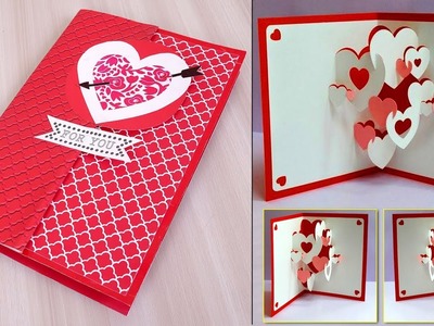 DIY MAGIC CARD !!! Valentine Day Pop Up Card Making Ideas || Gift Ideas