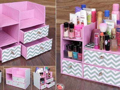 DIY Room Organizer !! Space Saving - Best Out Of Waste Idea