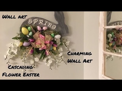 Farmhouse Style Spring Easter Wall Art.Dollar Tree DIY