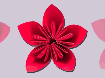How to Make a Kusudama Paper Flower  | Origami Kusudama Flower |  DIY-Paper Crafts
