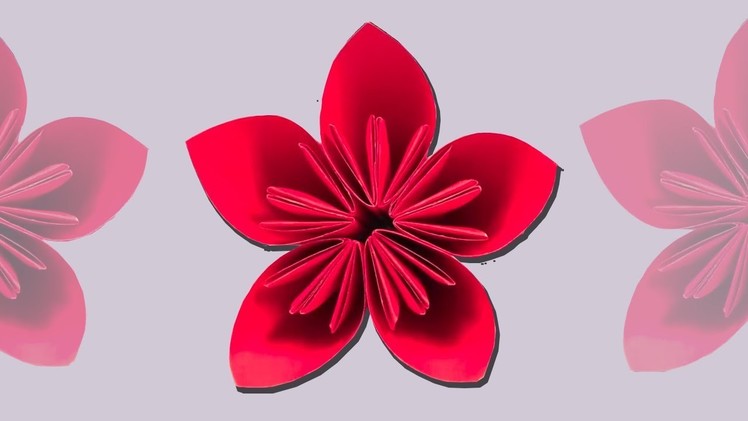 How to Make a Kusudama Paper Flower  | Origami Kusudama Flower |  DIY-Paper Crafts