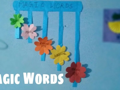 Magic words crafts for kids ||  magic words must use || KOPI KO DIY