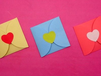 Make Heart Envelope for Valentine's Day - DIY Origami Heart Envelope