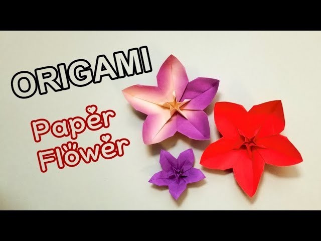 Okay! ll Origami Paper Flower Azalea tutorial