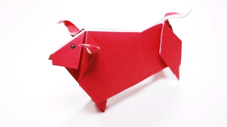 Origami Bull Easy - Paper Crafts 1101