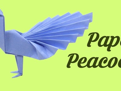 Paper Peacock, Easy Origami for Kids, Basic origami, Simple Origami for Beginners