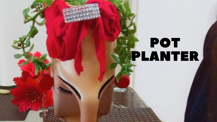 Pot planter |Planter using Oil Can. DIY Garden Decor