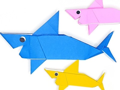 Baby shark origami