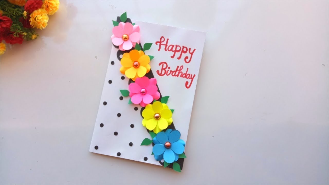 Very Easy How To Make Birthday Greeting Card Diy Beautiful Handmade Hot Sex Picture