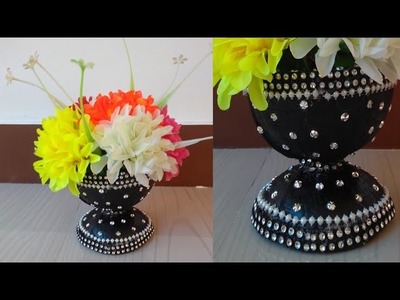 Best out of waste| coconut shell craft idea