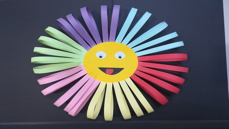 Cómo hacer papel de sol para niños - Origami - How to make sun paper for children