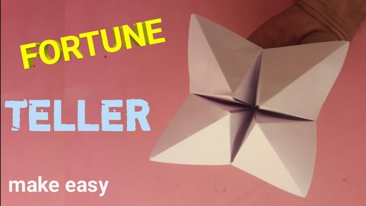 Como hacer un comecomos de papel - paper fortune teller - easy origami