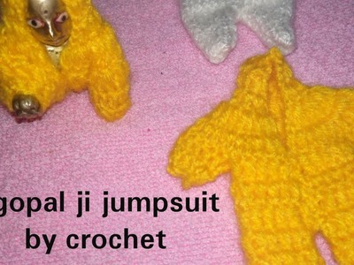 #crochet gopal ji jumpsuit. . Jumpsuit by crochet for laddu gopal ji very easy