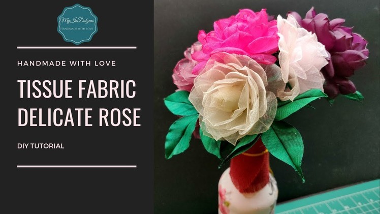 D.I.Y. Tissue Fabric Delicate Rose | MyInDulzens