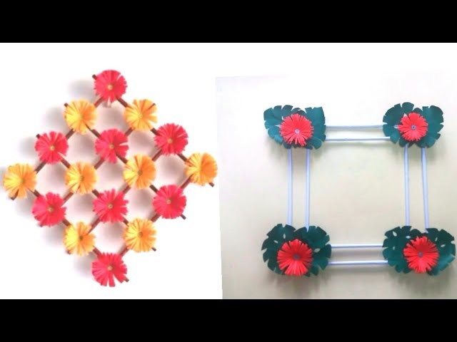 ☆ DIY  ATTRACTIVE WALL DECOR DESIGN,Very easy #Papercraft #diy #papermaking #paper flowers