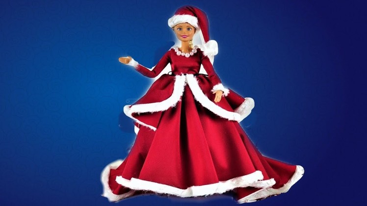 DIY Barbie Christmas Dresses Short version.