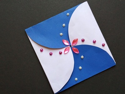 DIY Gift Card | Handmade Envelope Making Ideas |  Easy Teachers Day Card | Fancy Gift Envelope Idea