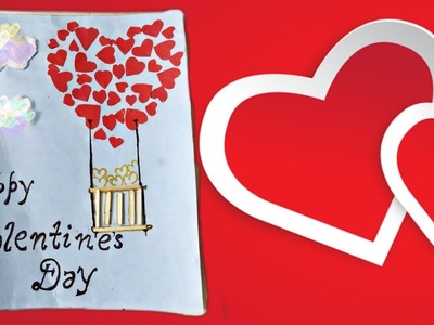 DIY- Valentine's Day Card | Handmade Card | Valentines Card Ideas | Valentines Card Design Easy |