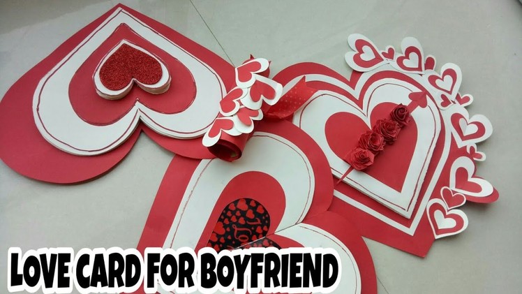 DIY Valentine's Day White & RED card||Valentine's Day special ||Couple Mr.&Mrs. Sharma . .