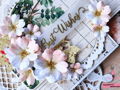 Dress My Craft Six petal Flower Die tutorial | Heena Shaikh