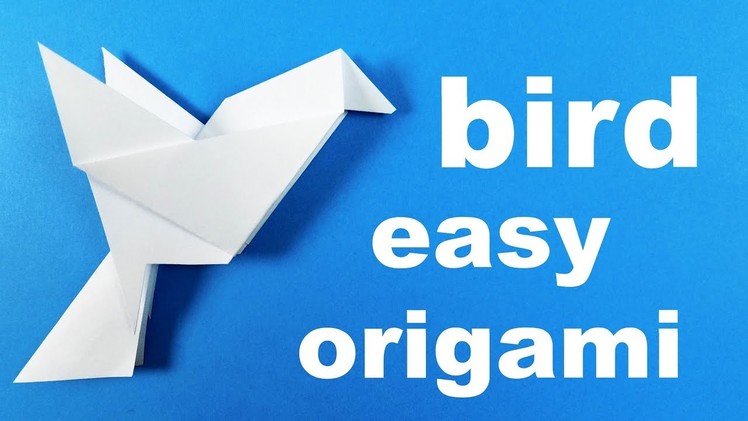 Easy origami bird for beginners