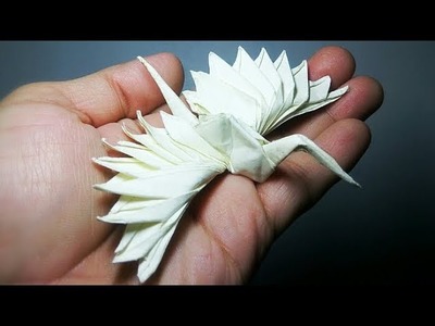 Feathered Tsuru Origami TUTORIAL (Riccardo Foschi)