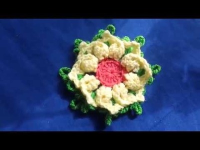 Flor a crochet