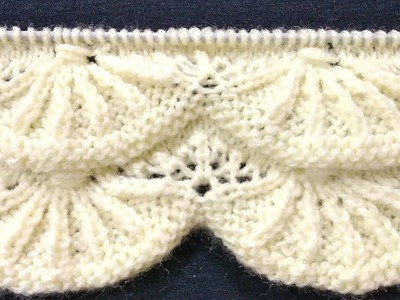 FULL LADIES CARDIGAN DESIGN Scalloped Knitting Pattern For Sweater Natural Style Hindi