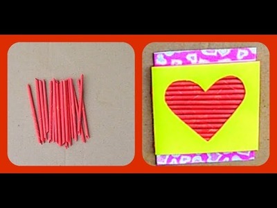 Greeting card - Valentine's day card idea - diy