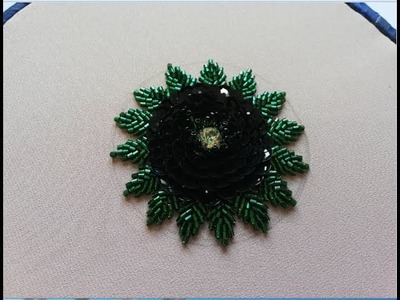 Hand embroidery:easy bead embroidery